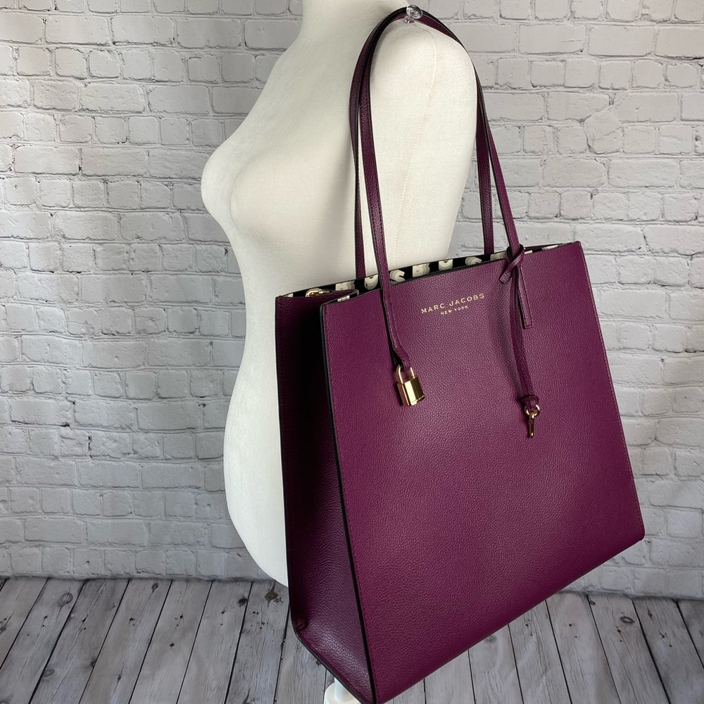Marc Jacobs Purple Tote Bag